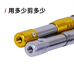 不鏽鋼抄網杆多規格可選 可伸縮定位競技鯽魚網竿撈魚網竿漁具