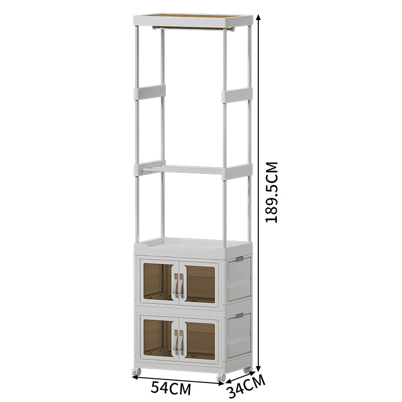 Hogar simple percha brecha gabinete de almacenamiento dormitorio vestíbulo armario balcón Sala alquiler móvil perchero