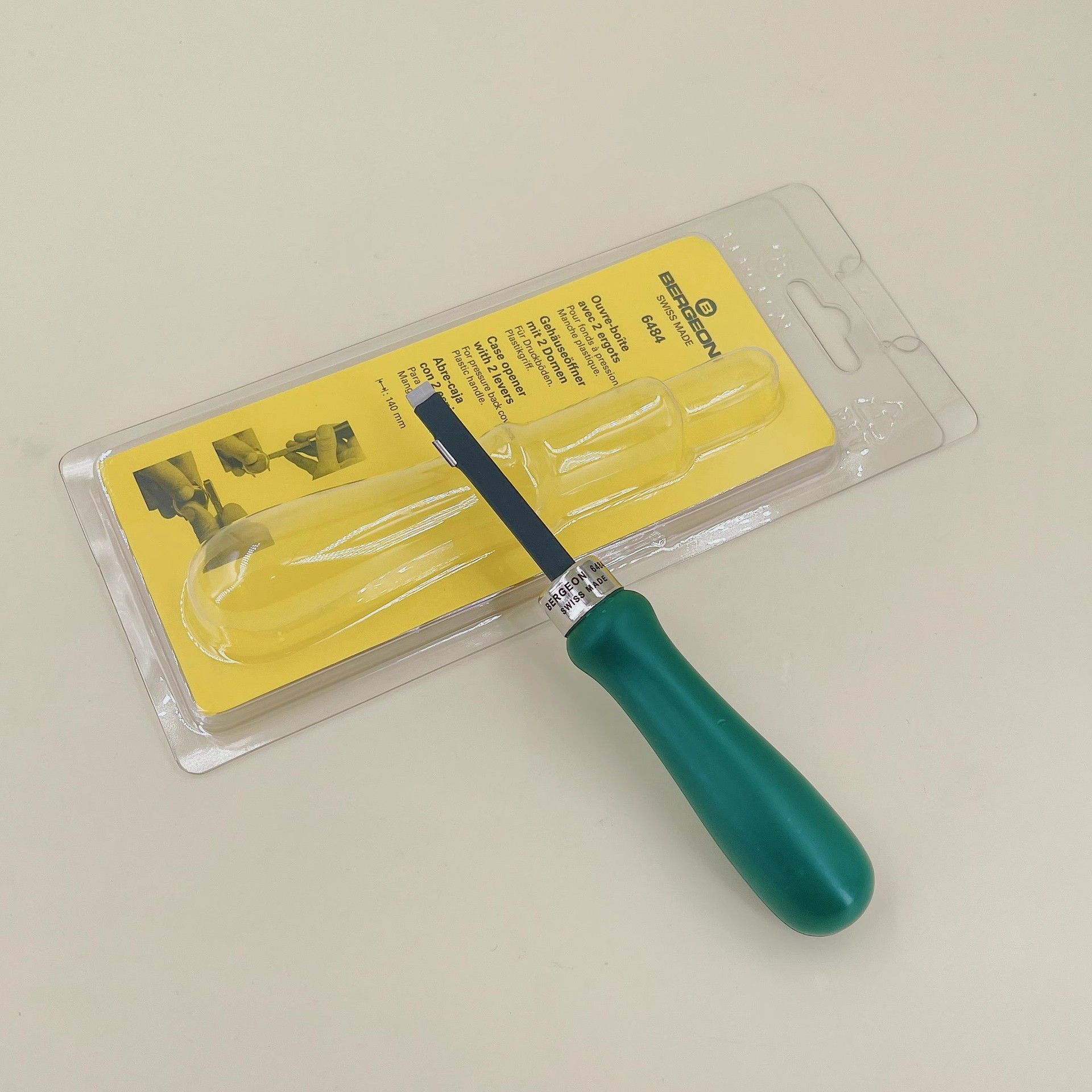 修表工具 瑞士原装进口BERGEON 6484撬刀 开表刀 撬底盖刀 开后盖