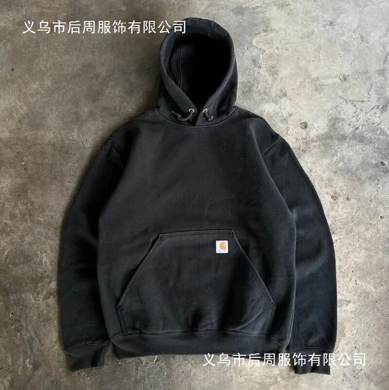 Cross-Border Streetwear Carhartt Pullover Hoodie for Men and Women, Trendy Warm Long-Sleeve Sweatshirt for Autumn and Winter