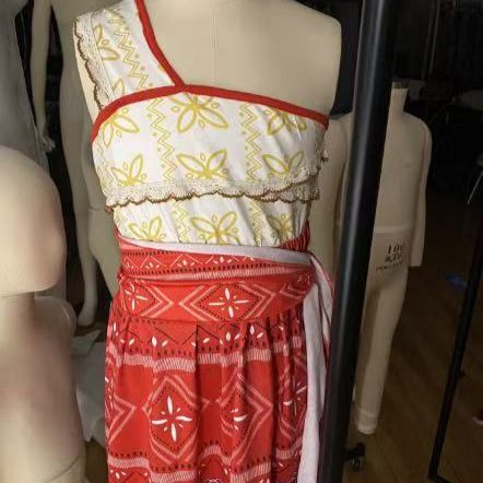 Moana 2 Movie Moana Cosplay Same Dress Girls Performance Dress