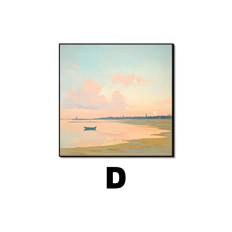 丰收麦田沙发背景墙挂画现代简约高档大气风景装饰画客厅壁画|undefined