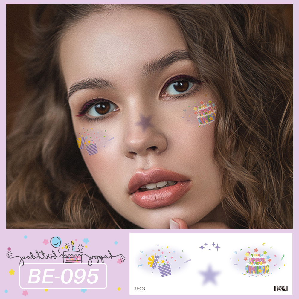 BE-095 (생일파티 페이스 스티커)