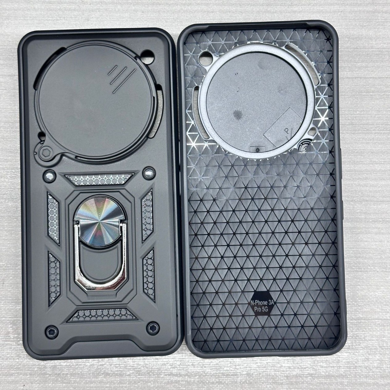Ventana de empuje Shunjia Nothing Phone 3a Pro 5G funda para teléfono móvil TPU PC armadura cubierta protectora anticaída magnética image 3