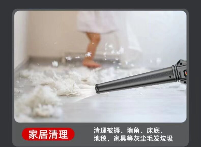 Car Vacuum Cleaner with Strong Suction Power, Powerful Lithium Battery Blower, Industrial Dust and Snow Removal Tool