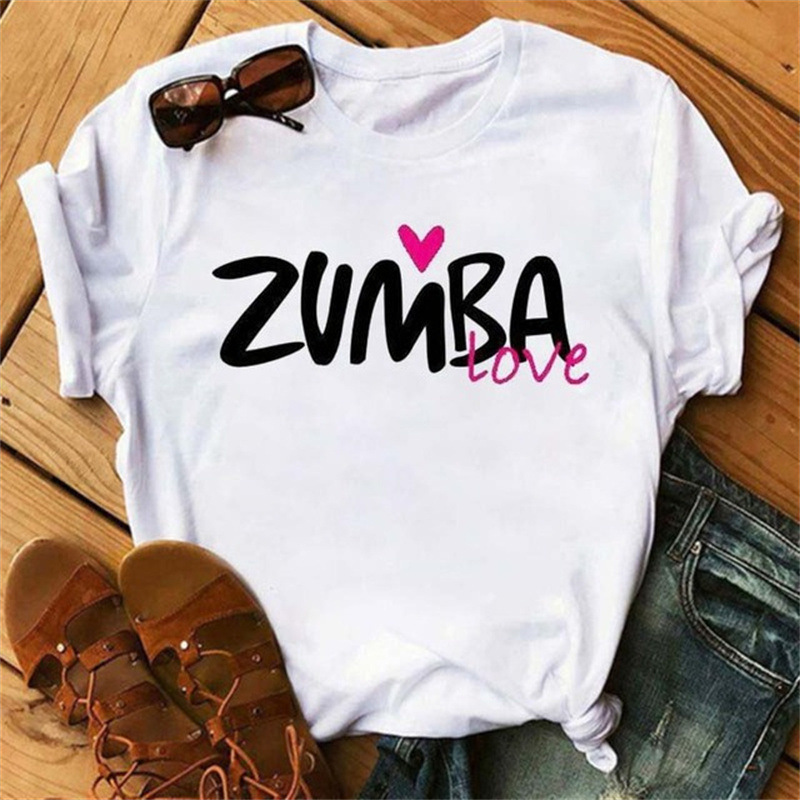 2022外国貿易zumbaプリント半袖tシャツ女装上着