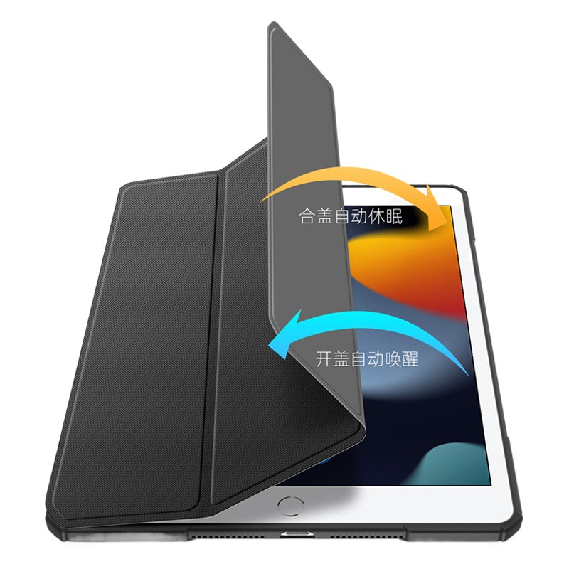 Funda protectora transparente acrílica de Air10.9 pulgadas al por mayor Aplicable a la funda protectora de la tableta iPad10.2 con ranura para bolígrafo