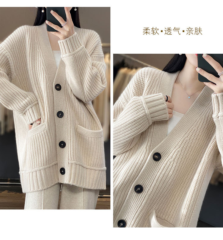D5285 2770K ÁO LEN NỮ QINTDCA ÁO LEN DÁNG DỘNG MÙA XUÂN THU ĐÔNG DÀY ẤM THỜI TRANG NỮ G06 SẢN PHẨM MỚI