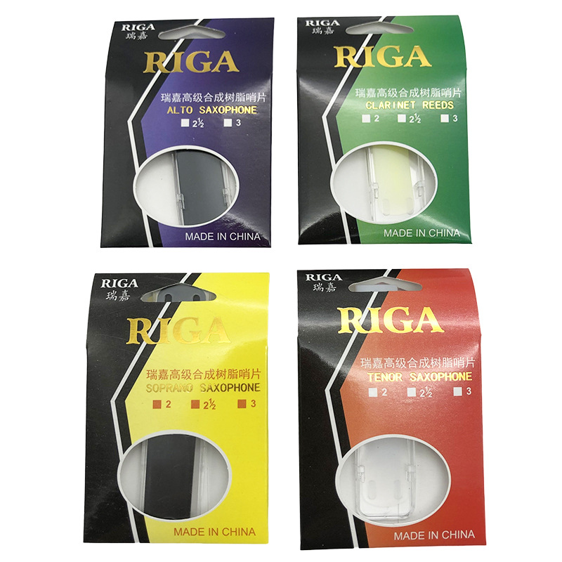 Saxofón silbato de resina clarinete Tubo negro silbato de plástico mediano Saxo Sassa silbato de resina Tubo negro