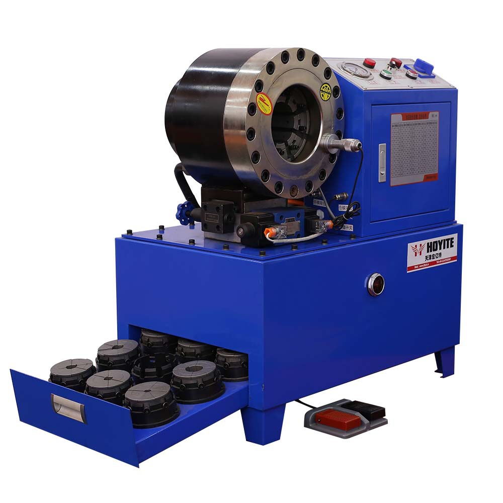 高压胶管扣压机 模具可定缩管机锁管机液压车间压力机软管压接机