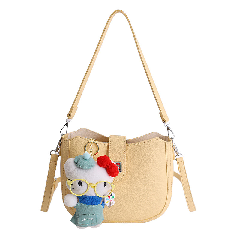 Lichi de alta sensación bolso de cubo de mano mujer 2026 venta caliente nueva moda lujosa versátil bolso de hombro image 9
