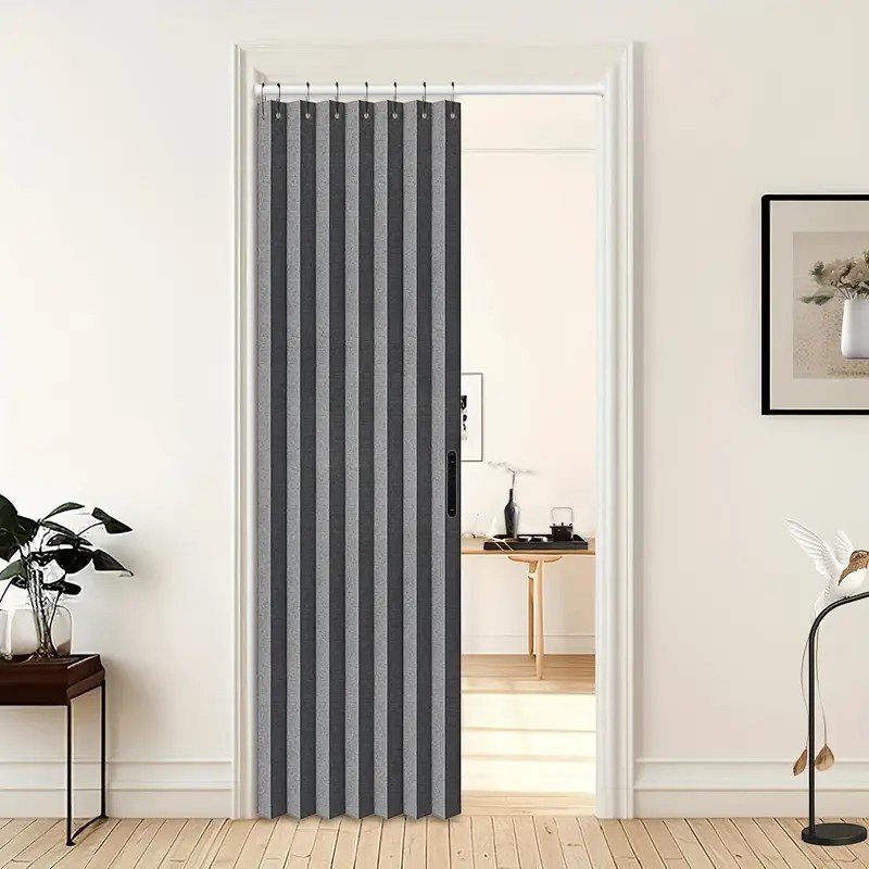 Cross-Border Folding Door Curtain Shower Curtain Room Living Room Tarpaulin Plastic Partition Bathroom Kitchen Blocking Bedroom Curtain