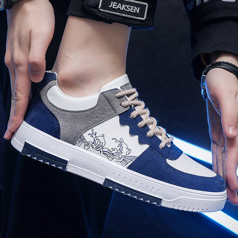 Zapatos de verano para hombres 2024 Nuevos deportes versátiles transpirables zapatos de tablero bajo casuales zapatos de moda de diseño de nicho de marca de moda para estudiantes