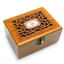 木质文玩手把玩件核桃寿山石印章珠宝手串手镯收纳密封带扣礼盒子