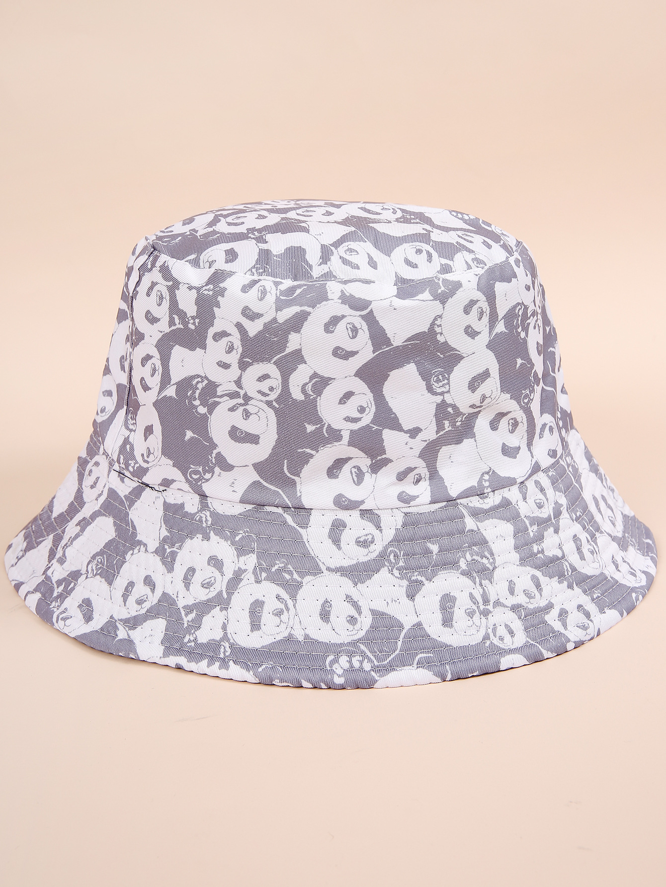 Sombrero de pescador impreso de las mujeres sombrero de pescador de Panda lindo de verano nuevo sombrero de lavabo de doble cara sombrero casual sombrero de protección solar para hombres image 2