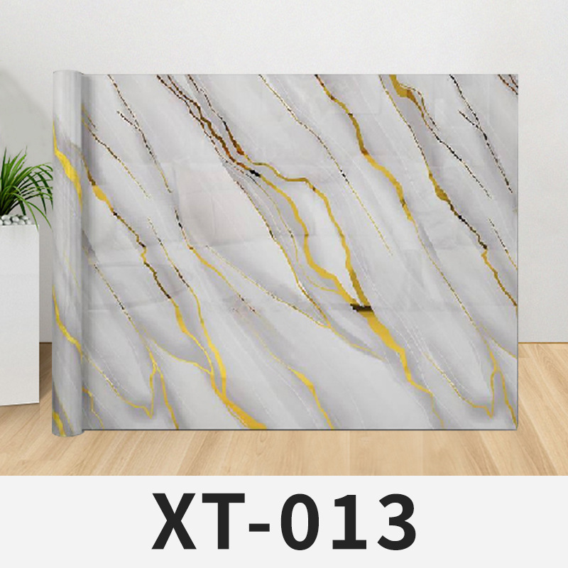 Papel pintado de mármol autoadhesivo a prueba de humedad fondo pegatinas de pared decoración de pared cerámica imitada pegatinas de pared estampadas PET