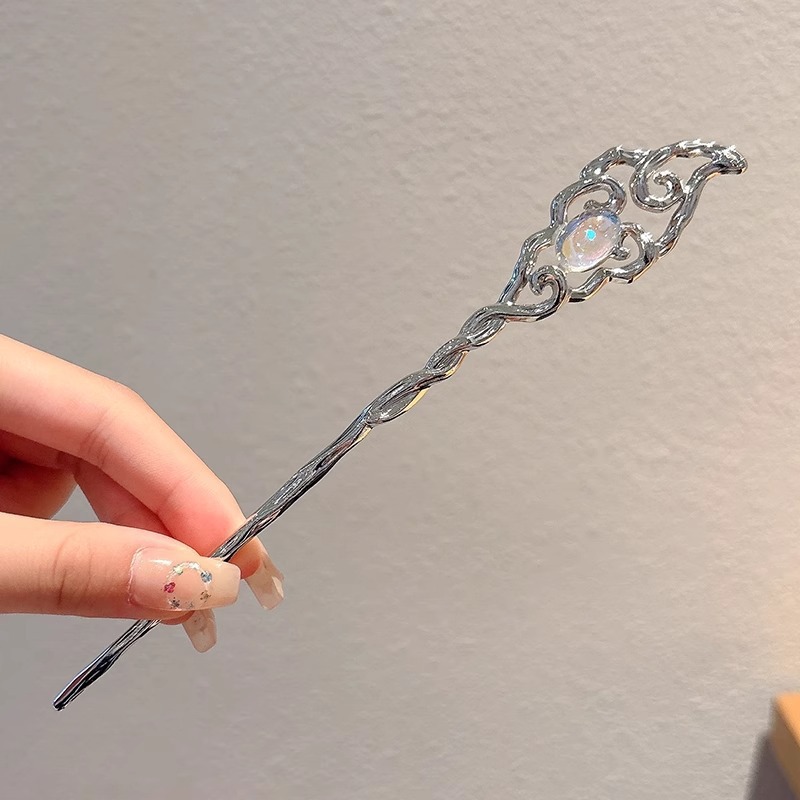 Temperamento de alta gama variado tocado de estilo antiguo de flores de alta sensibilidad cabello fresco y dulce mujer antiguo cheongsam clip de cabello