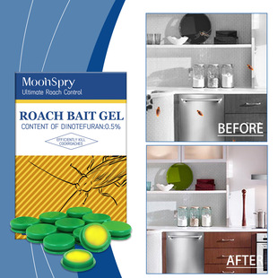 Moonspry Cockroach Bait Gel Home Living Room Indoor Kitchen Cleaning Cockroach Killing and Insect Repellent Special Bait Agent