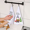 Cross border New products Christmas Towel towel Dishwasher towel kitchen Supplies Christmas ornament