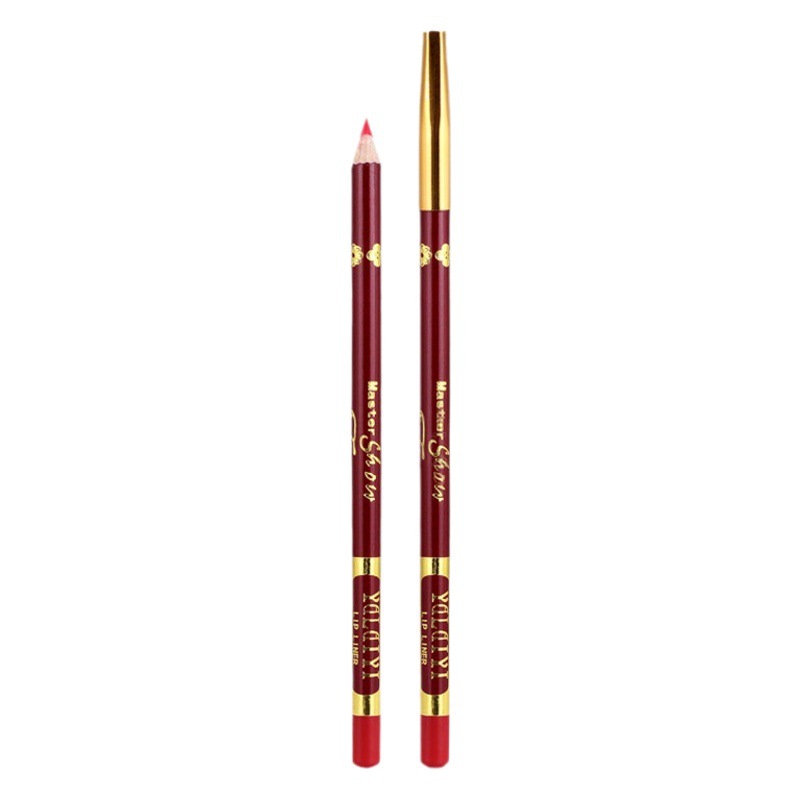Yalaiyi 12-Color Lip Liner for Beginners, Waterproof, Non-Fading, Lazy Person, Long-Lasting Velvet Color Development