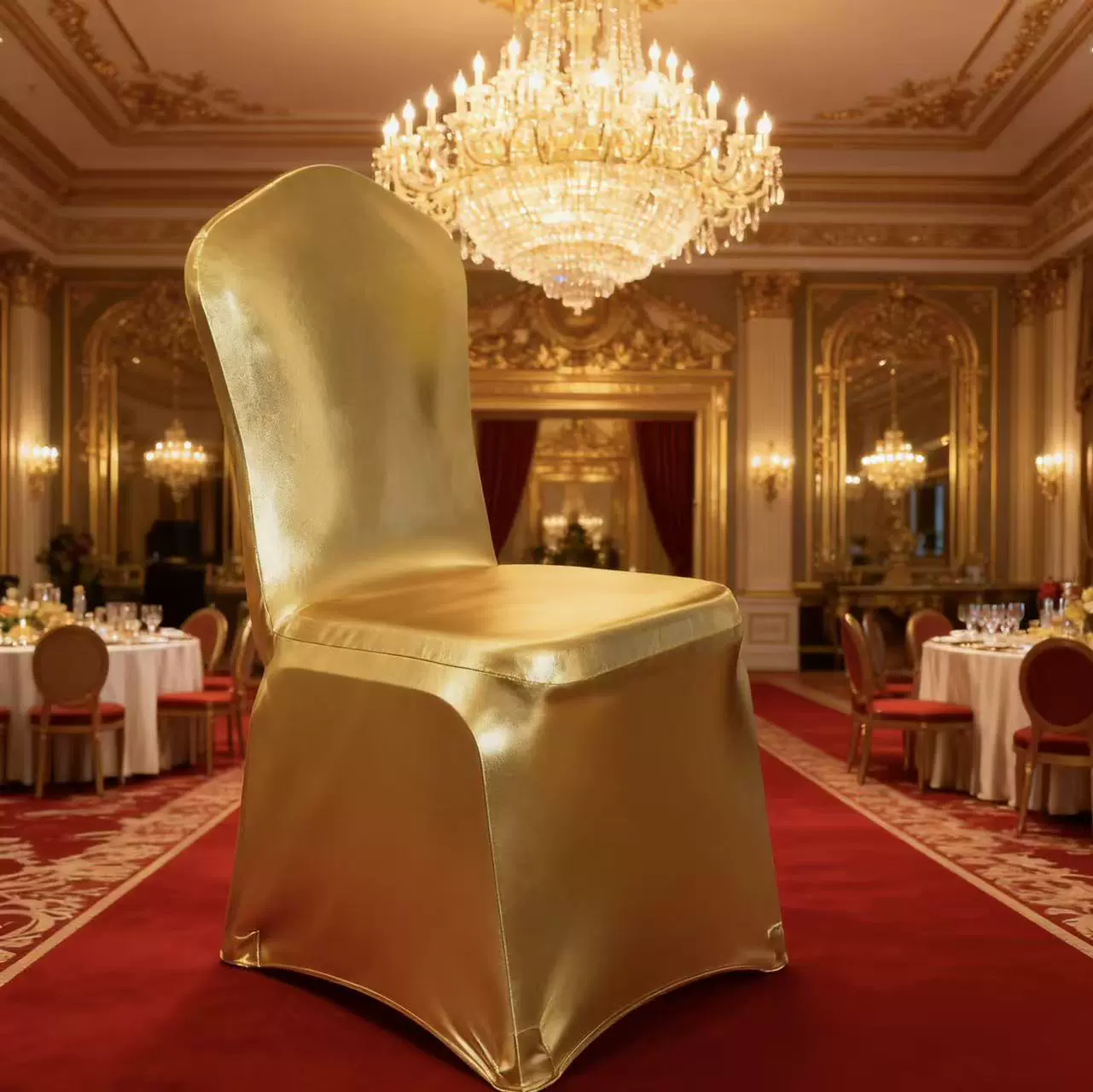 酒店 弹力椅套 酒店饭店婚庆椅套 外贸热销涂层椅套
