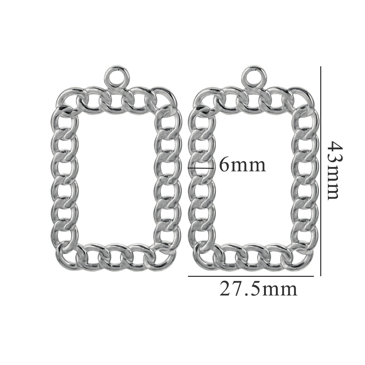 Personalidad coreana de acero inoxidable círculo de torsión rollo NK pendientes pendientes DIY accesorios hechos a mano