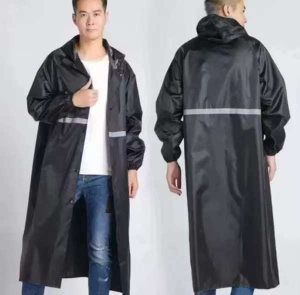 Comercio exterior exportación transfronteriza espesa tela de oxford chaqueta de lluvia dividida pantalones de lluvia procesamiento de lluvia tormentosa reflejante personalizada chaqueta de agua de protección laboral