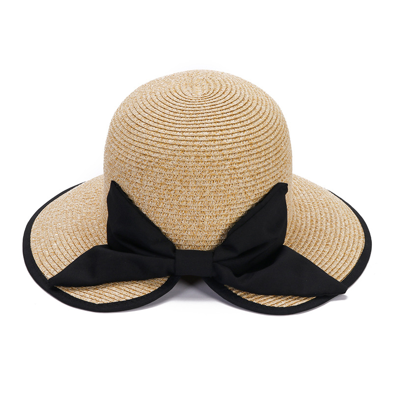 Comercio exterior nuevo sombrero de paja personalizado Lafi césped de alto nivel sensación pequeña sombra de viento fragante playa vacaciones turísticas damas image 6