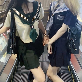 日系jk正品水手服制服学院风套装短袖夏季上衣女生校服基础款