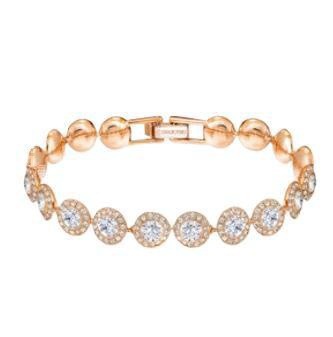 로즈 골드 로마 팔찌