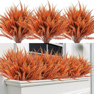 Cross-border Autumn artificial simulated flowers Artificial Boston fern planting season fake shrub autumn Thanksgiving decorative flowers