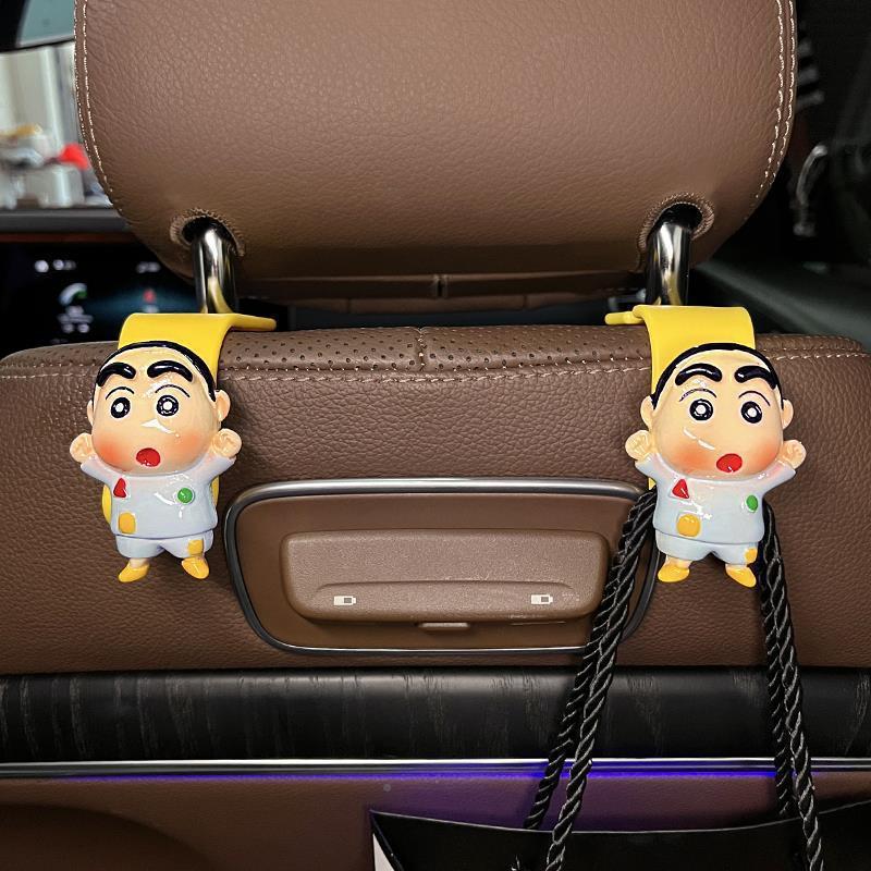 Asiento del automóvil trasero gancho de dibujos animados gancho de automóvil detrás de lindo 2024 nuevo gancho multifuncional montado en el automóvil