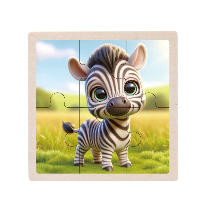 Rompecabezas de madera de los niños dinosaurio animal océano bebé iluminación cognitiva rompecabezas juego educación temprana juguetes educativos