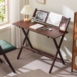 Installation-Free Folding Desk for Primary School Students, Simple Table for Small Apartments, Bedside Writing Desk, Bedroom, Children's Study