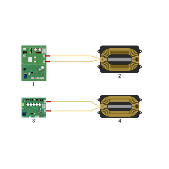 高效传输 中惠 ZK09 无线供电模块 滑板车 无线充电终端设备厂家