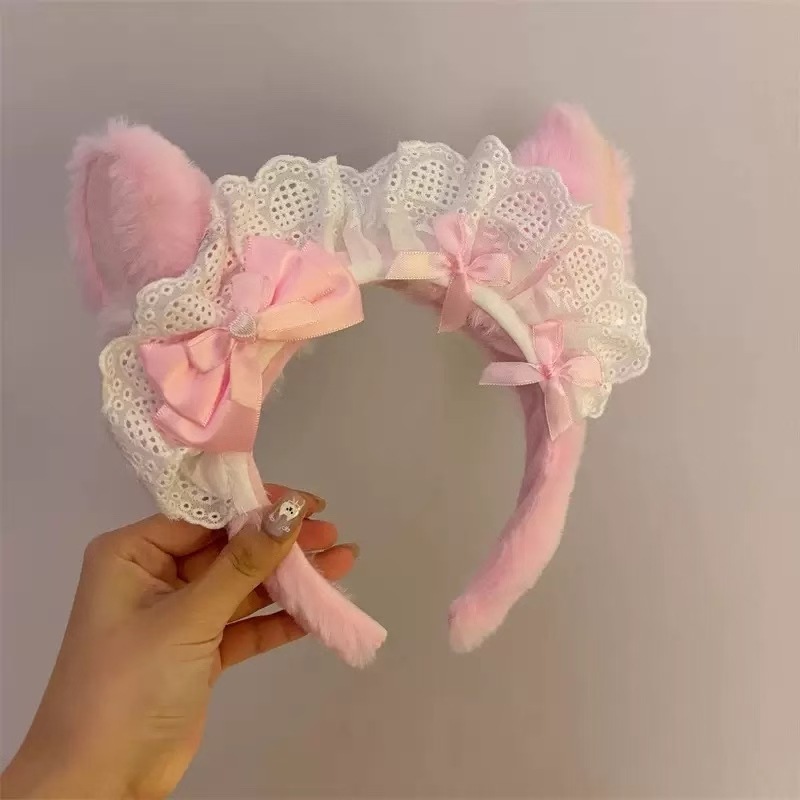 遊園地の女の子のかわいいぬいぐるみパンダフィーベア耳カチューシャ女性の写真ヘアピン洗顔カチューシャヘアアクセサリー|undefined