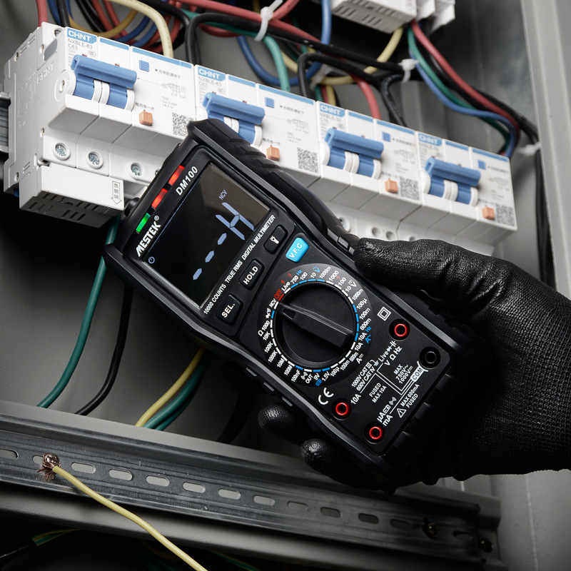 DM100高速识别测试数值多功能型数字万用表全档位防烧维修专用表