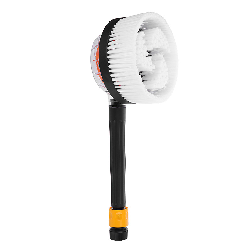 自动洗车刷清洗机毛刷洗车器刷高压驱动旋转旋转柔质圆毛刷直销