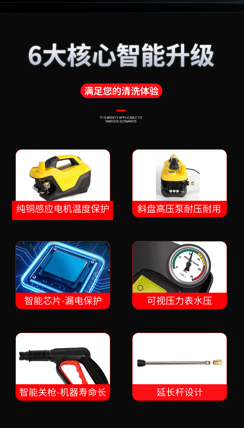 Portable High Pressure Car Washer 220V