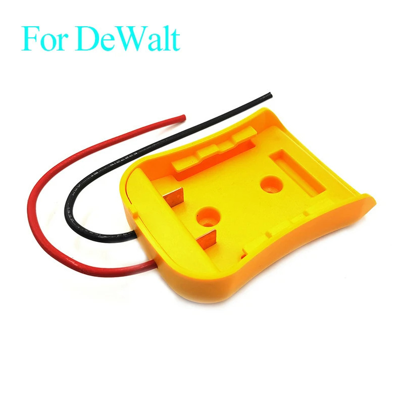 The new style is suitable for Dewei/dewalt power tools 18V battery external power supply DIY with cable connection adapter The new style is suitable for Dewei/dewalt power tools 18V battery external power supply DIY with cable connection adapter