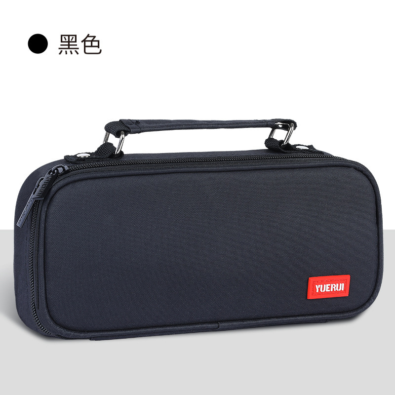 Canvas de gran capacidad bolsas de lápiz logo femenino 2024 nuevo popular bolsas de lápiz de estudiantes de secundaria adorable caja de papelería al por mayor