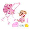 Family toy, doll, realistic cart, children's walk stroller, wholesale
