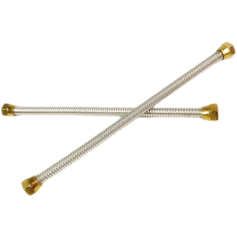 5ZV7批发煲仔炉配件不锈钢软管铜内外丝进气咀气嘴接头煤气燃气