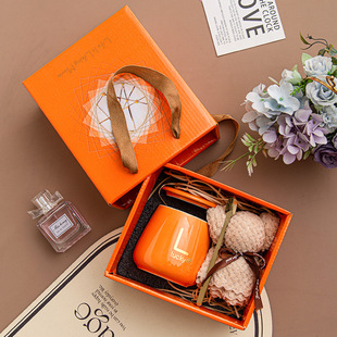 Creative Ceramic Cup Gift Box Business Gift Cup Opening Event Birthday Gift Accompanying Gift Water Cup suit
