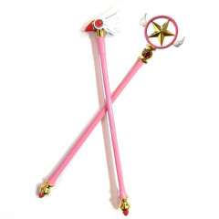 百変小桜魔カード小桜星ペンダントキーホルダー魔法棒杖模型星の杖cos道具