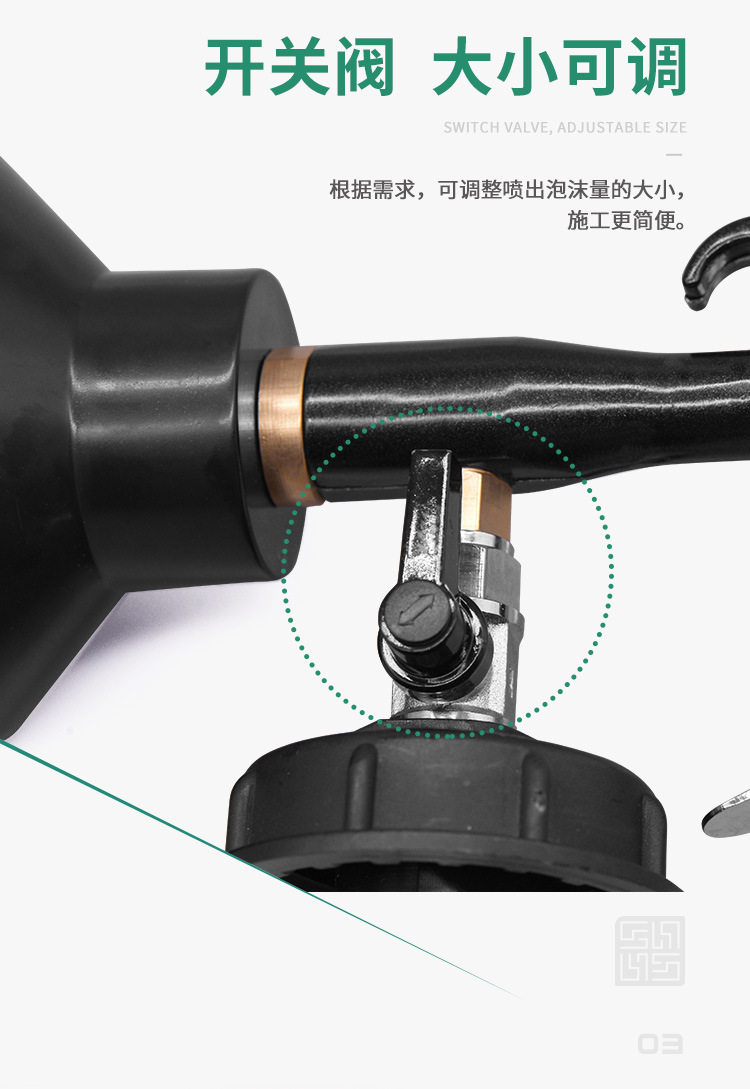 Foam Gun Air Pressure Pa Water Gun Head Pre-Wash Liquid Car Wash Wax Water Spray Bottle High-Pressure Pneumatic Car Special Spray Gun Artifact