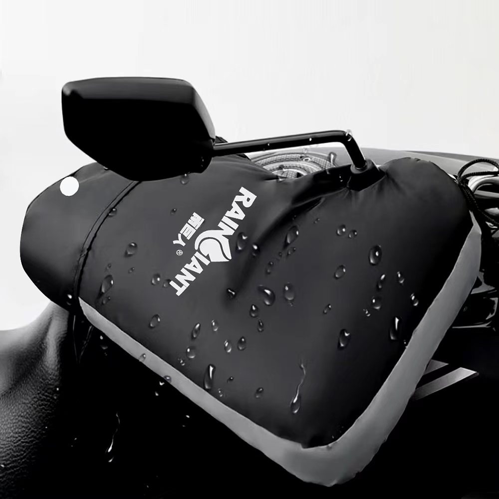 Winter Waterproof Motorcycle and Electric Vehicle Handlebar Covers, Windproof, Rainproof, and Warm Gloves for Electric Vehicles