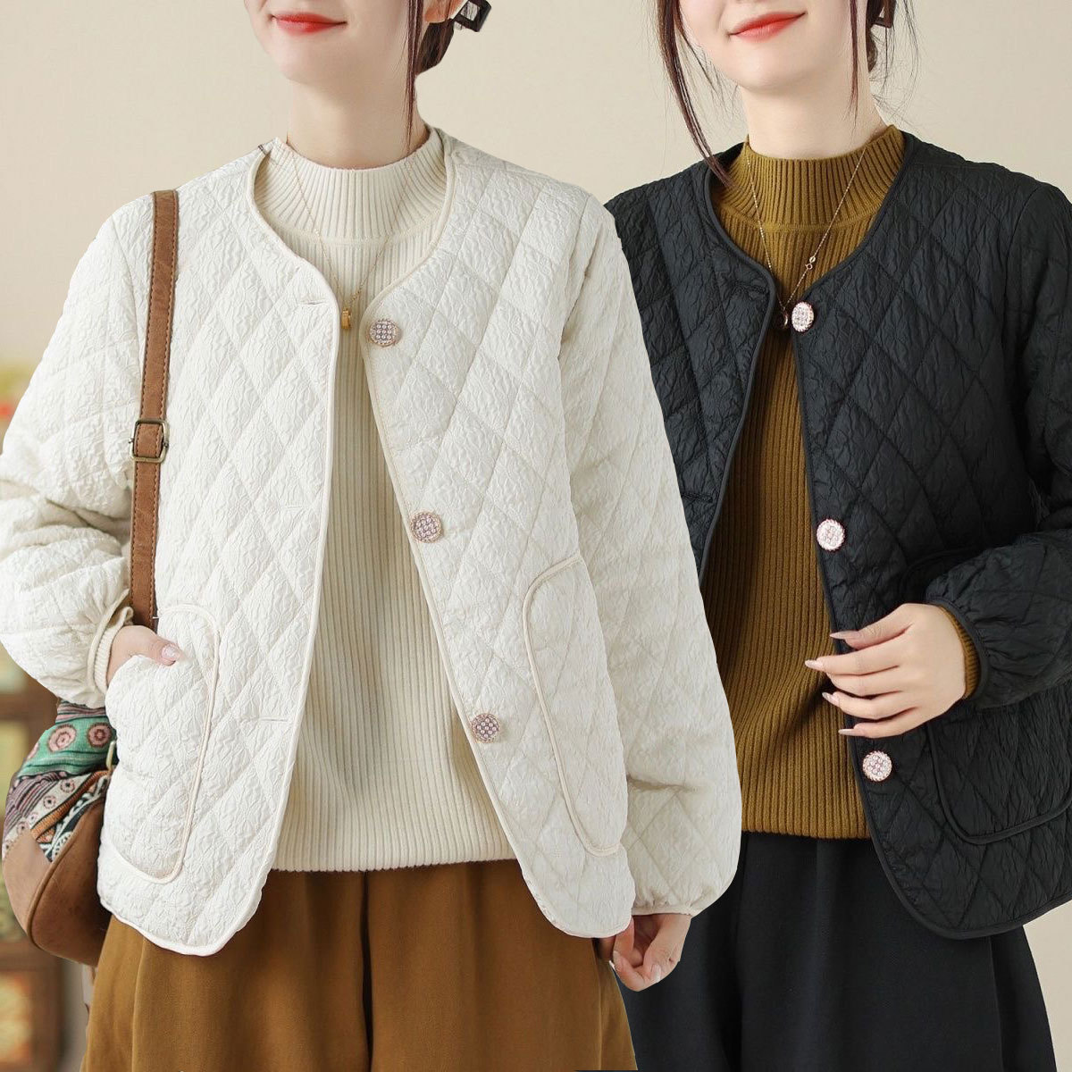 Trend fashionable warm down jacket