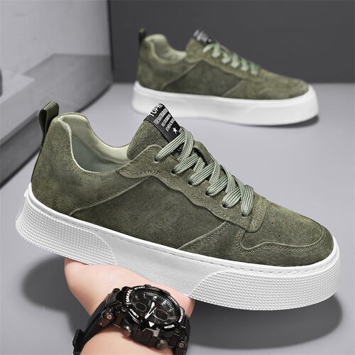 Men's 2025 Spring New Soft-Cushioned Breathable Colorblocked Board Shoes - Versatile Fashion Casual Sports Shoes