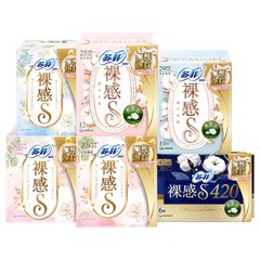 实力商家苏菲卫生巾裸感贵族S鎏光仙纸薄整箱代发 正品